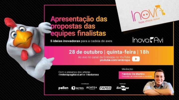 Programa Inova: Palestra e anúncio das propostas vencedoras será nesta noite