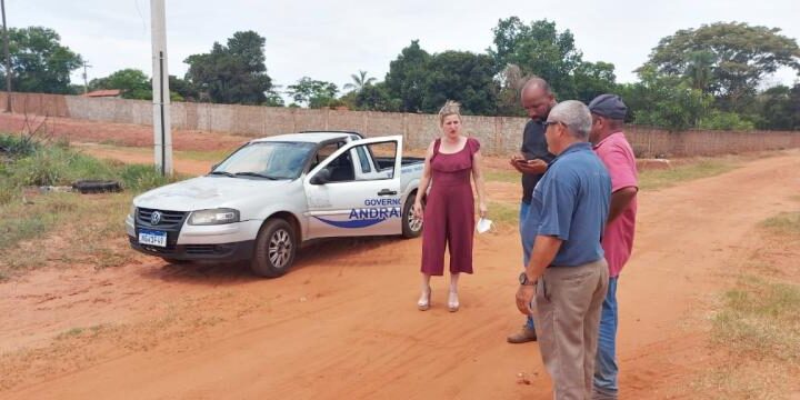 Andradina-SP: Em visita ao Pereira Jordão, vereadora Eloá Pessoa solicita iluminação e limpeza