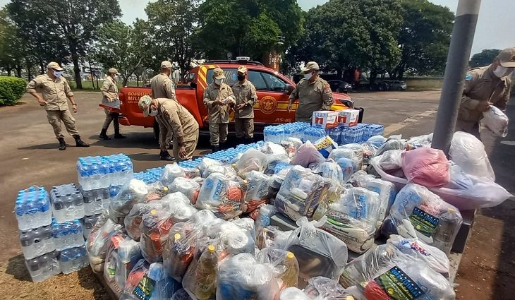 Corpo de Bombeiros Militar organiza ação humanitária para vítimas de tragédia em Petrópolis-RJ