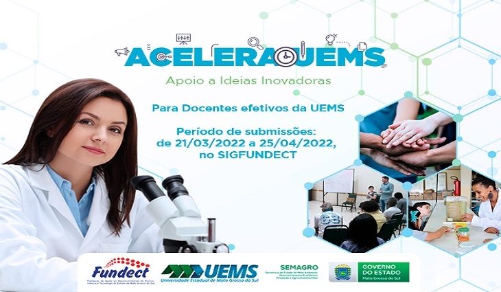 Edital Acelera UEMS garante 2 milhões para pesquisas de docentes da Universidade