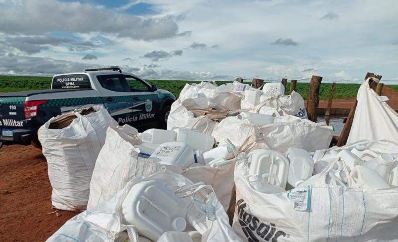 PMA de Costa Rica autua empresa agrícola em R$ 50 mil por armazenamento e disposição de agrotóxicos e embalagens ilegalmente