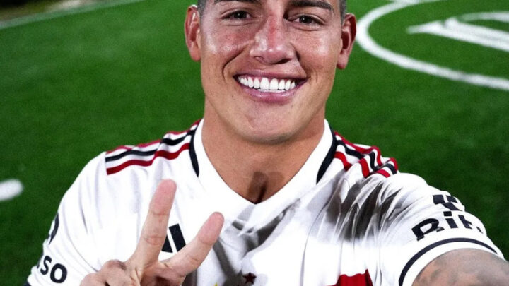 James Rodríguez foi anunciado neste sábado pelo São Paulo como novo reforço do clube até 2025