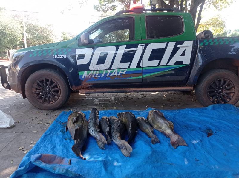 Durante Operação realizada no último final de semana, PMA de Campo Grande prende homem por transporte irregular de pescado com tamanho fora de medida