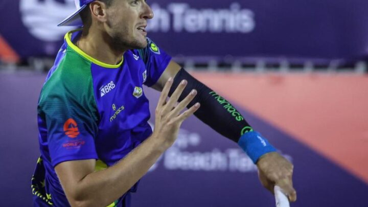 Beach Tennis: André Baran viaja nesta terça-feira (24) para o Pan-Americano, no Chile