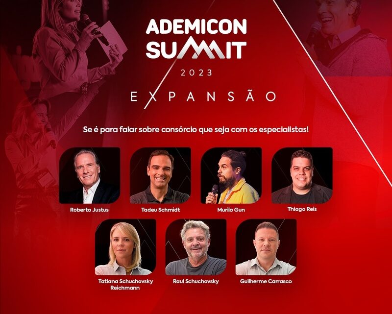 Ademicon Summit 2023 traz conteúdos e experiências sobre consórcio em evento exclusivo