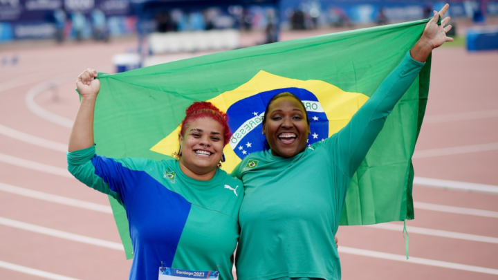 Pan de Santiago: Brasil é ouro e prata no lançamento de disco feminino