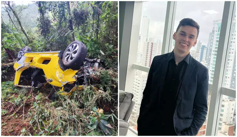 Cantor sertanejo morre aos 23 anos após carro cair de ribanceira em SC