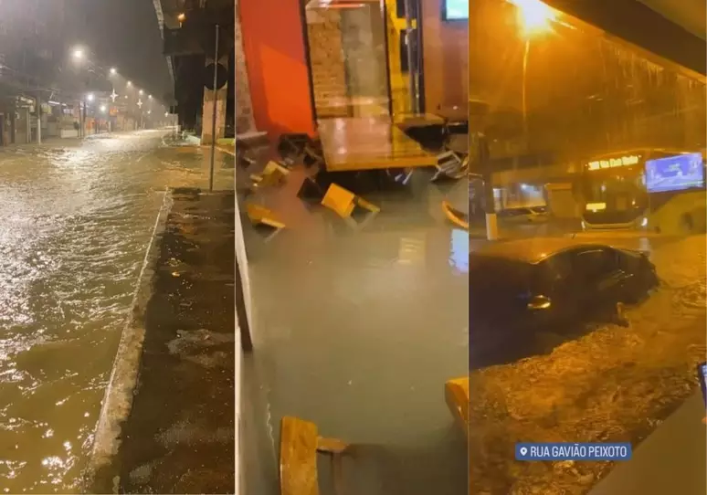 Chuva no Rio deixa mortos, alaga vias e afeta transporte público