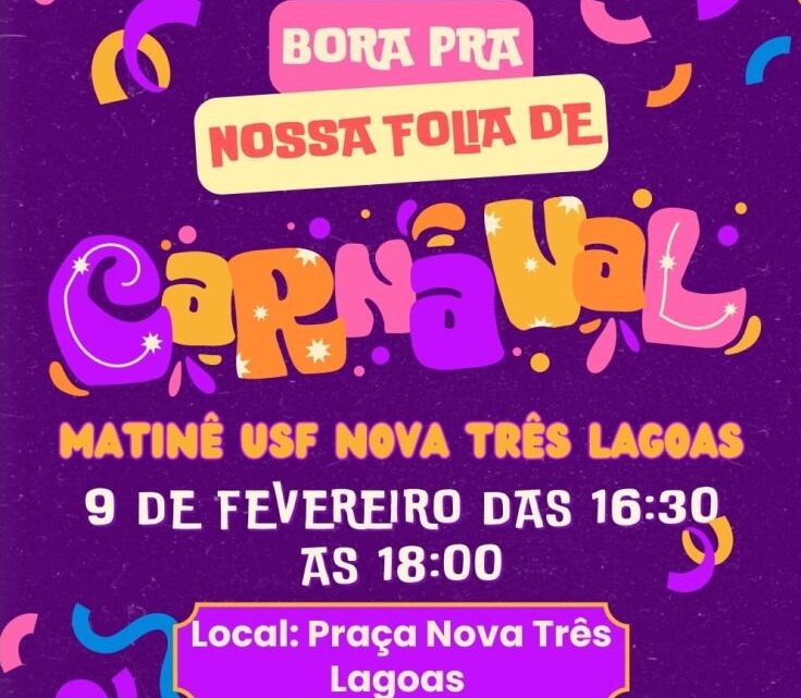 Unidade de Saúde do Bairro Nova Três Lagoas promove ação de saúde em clima de Carnaval