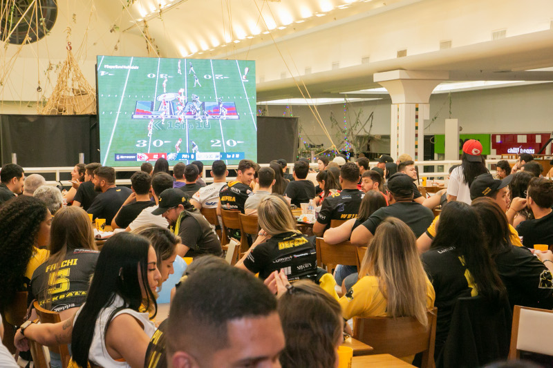 Riopreto Shopping transmite final do Super Bowl com o Rio Preto Weilers e New Era