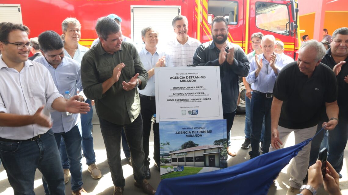 Agência do Detran de Miranda é quinta unidade da região oeste do Estado a receber reforma