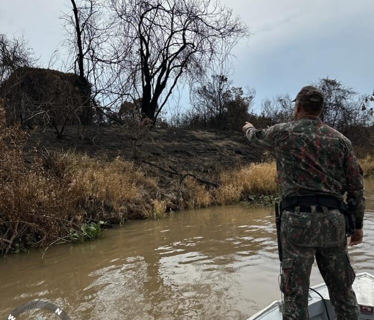 Polícia Militar Ambiental de Corumbá autua empresário em R$ 9 milhões por incêndio na Serra do Amolar