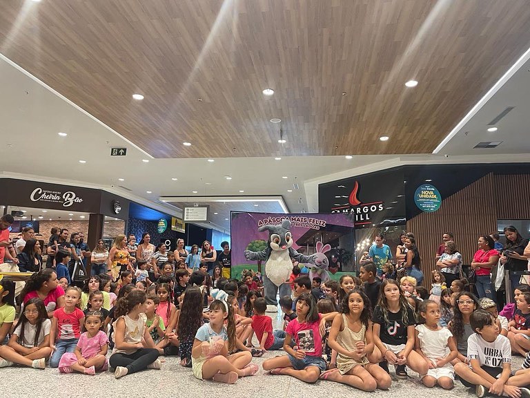 Shopping Três Lagoas realiza ação de Páscoa para crianças 