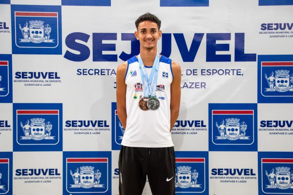 Atleta três-lagoense da SEJUVEL conquista prata e bronze na Copa Brasil de Atletismo