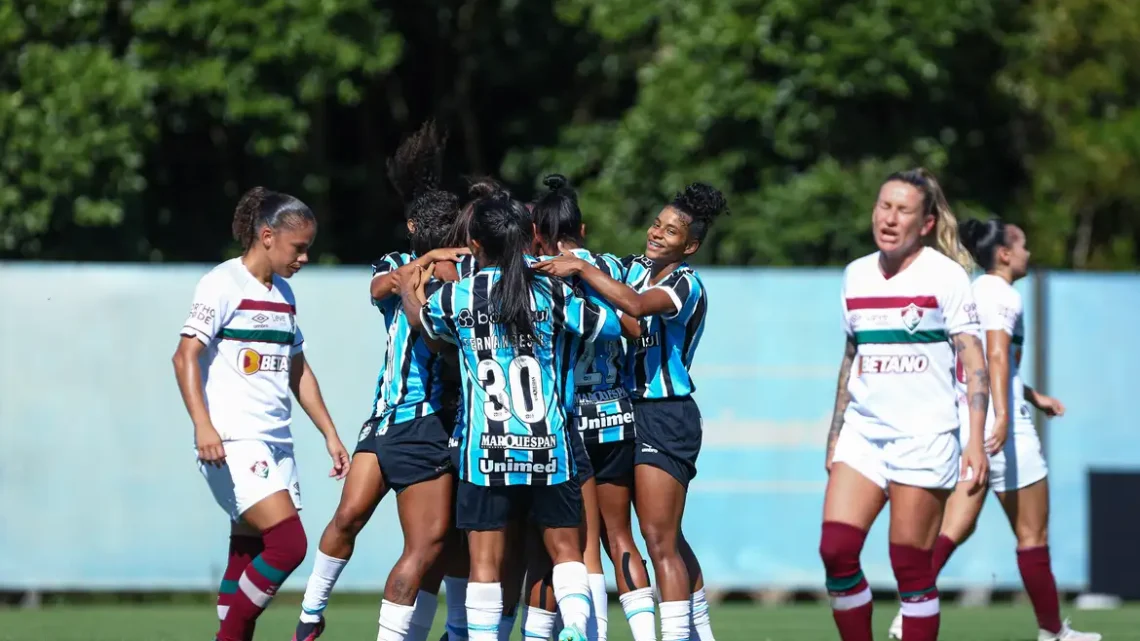 Grêmio vence o Fluminense no Brasileiro Feminino de Futebol