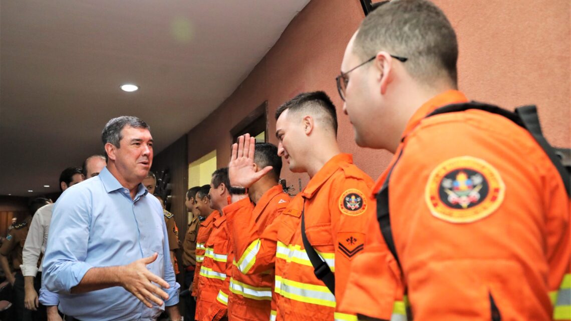 MS define ações preventivas e atuação para combate de incêndios florestais com participação de RS, BA e MT