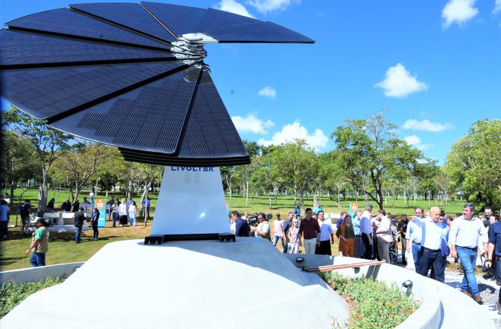 Flor Solar: Governo inaugura mini usina fotovoltaica dentro do Parque das Nações Indígenas