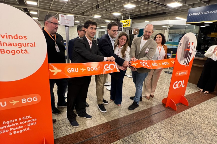 GOL realiza voo inaugural para seu mais novo destino internacional: a capital da Colômbia