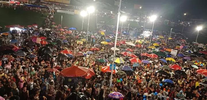 Trio, chuva e desmaio: como foi a festa de Davi, do BBB 24, em Salvador