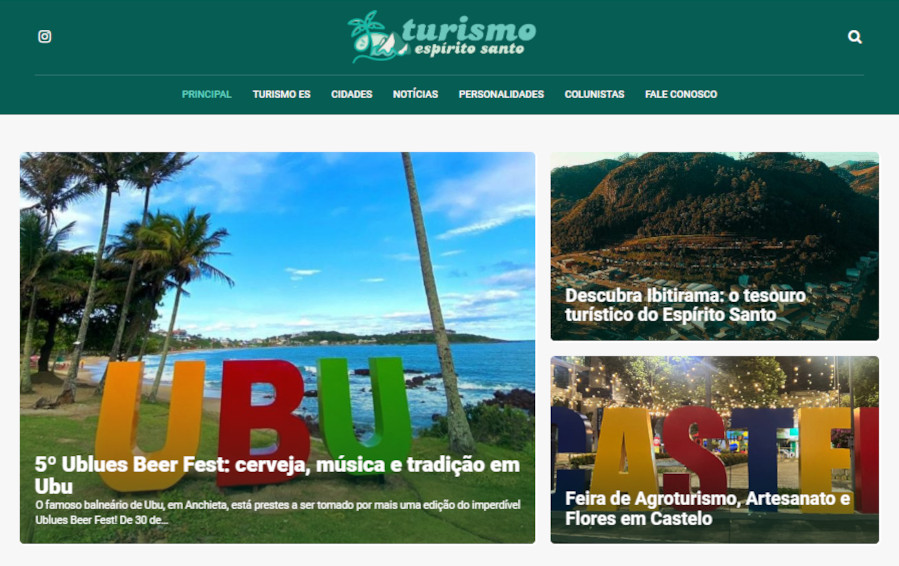 Turismo ES: já está no ar o portal que leva você ao coração capixaba