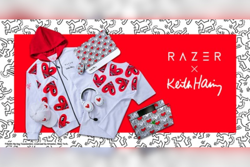 Razer lança coleção especial de roupas e periféricos gamer inspirados na obra de Keith Haring