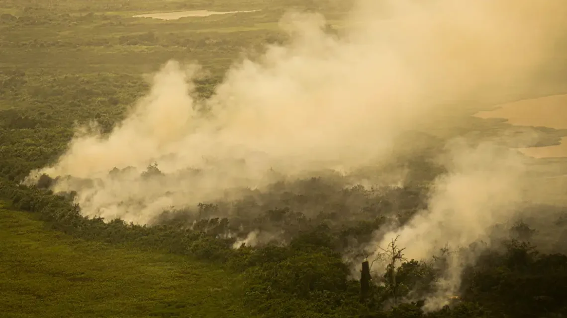 Com incêndios, Mato Grosso do Sul decreta situação de emergência