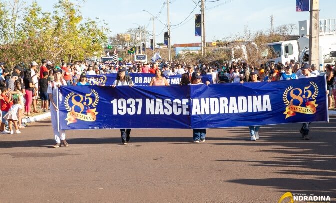 ANDRADINA 87 ANOS: No aniversário da cidade tem desfile cívico e Show na avenida dos Três Poderes