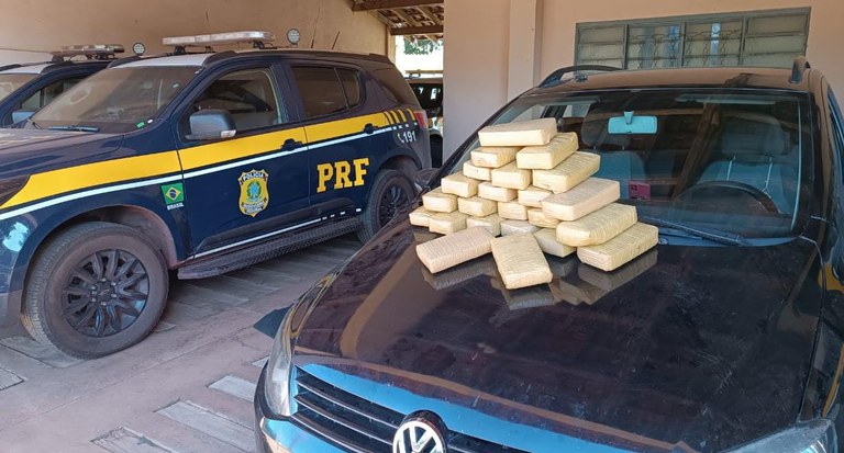 PRF apreende 27 Kg de cocaína em Anastácio (MS)