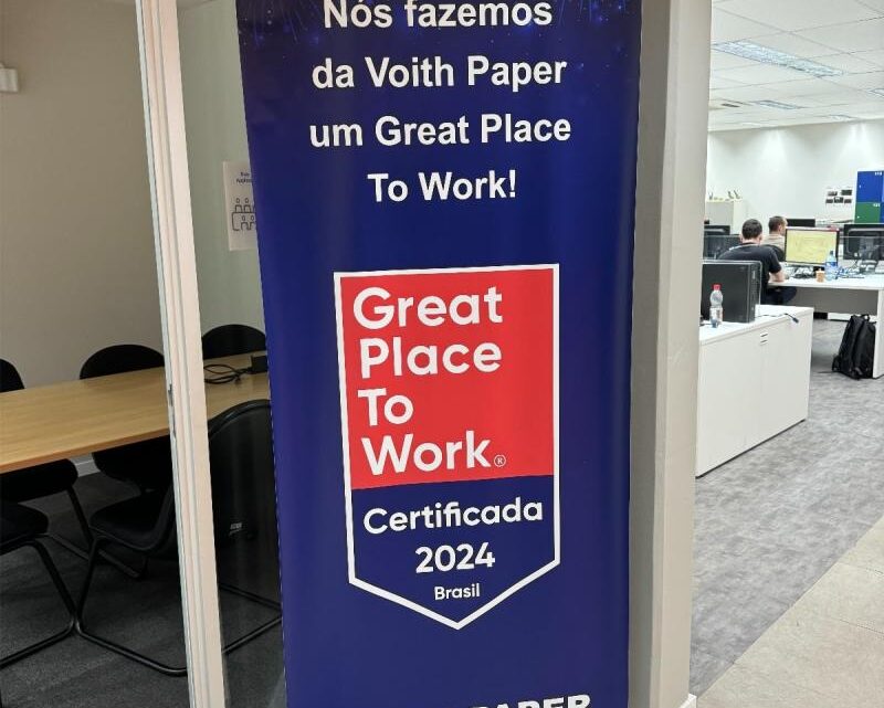 Voith Paper recebe pela primeira vez certificação GPTW