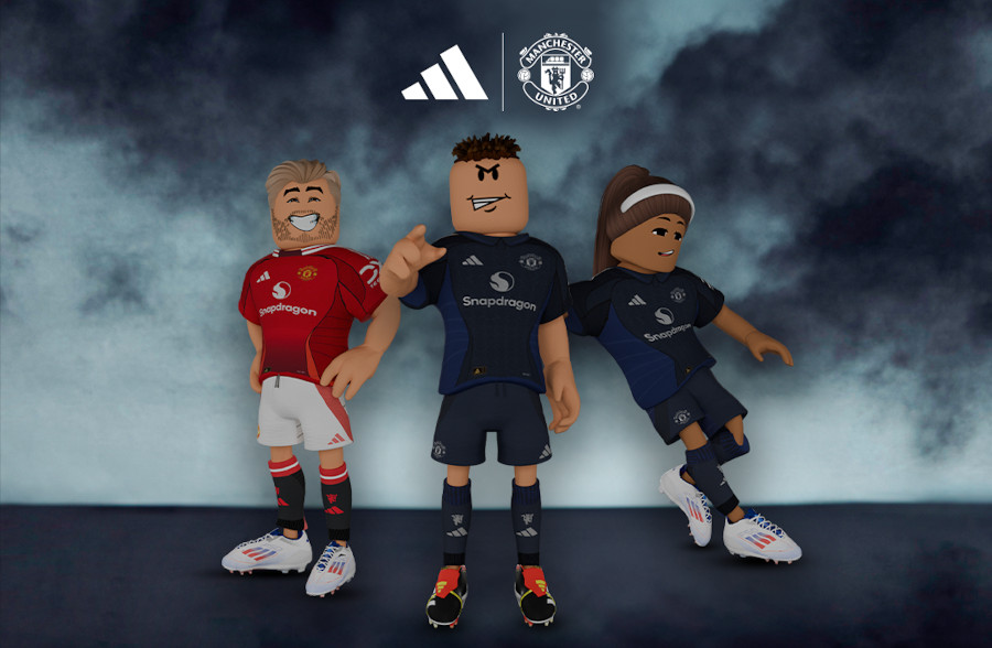 Manchester United revela seu uniforme de visitante de forma inédita na Roblox