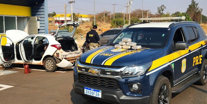 PRF prende mulher e apreende cerca de 6 kg de maconha em Uberaba (MG)