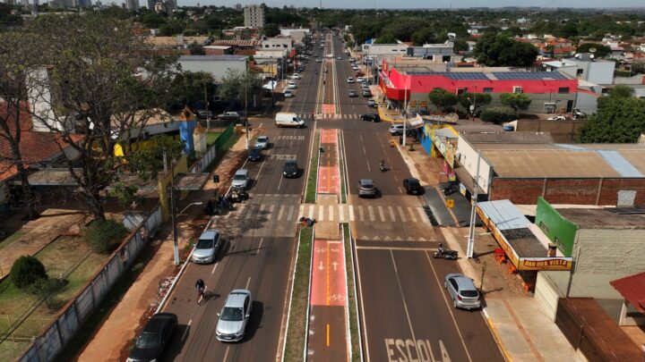 Dourados: Estado finaliza projeto de revitalização na avenida José Roberto Teixeira