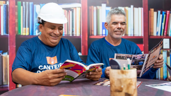 Obra em Maringá recebe “Canteiro da Leitura”