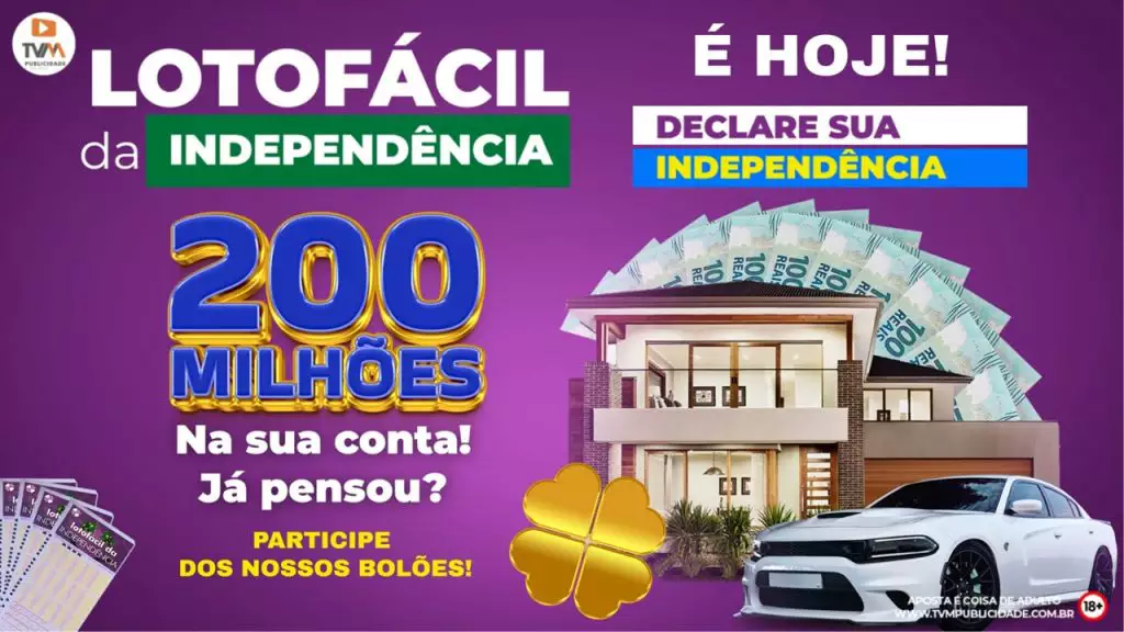 Loto Fácil da Independência teve 86 ganhadores