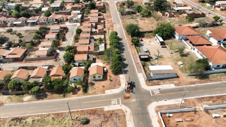 Governo de MS avança na meta de asfaltar 100% de bairro mais antigo de Rio Negro