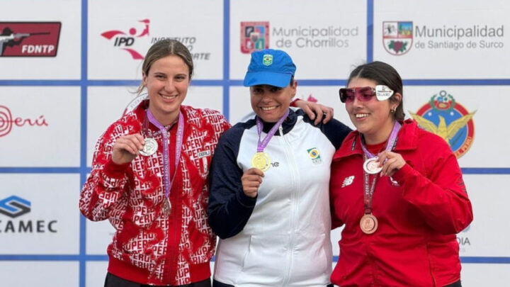 Atletas do Team TAURUS CBC Daiana Camaz e Roberth Vieira conquistam pódio no Campeonato Sul-Americano de Tiro Esportivo