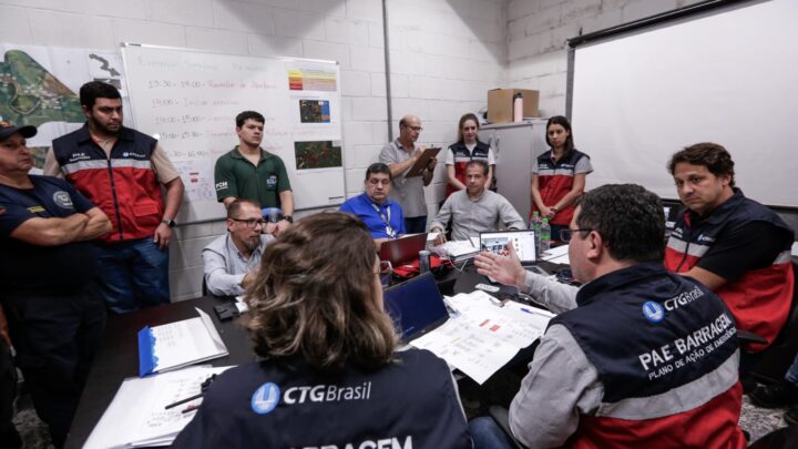 CTG Brasil realiza simulado de evacuação de emergência de barragem na Usina Hidrelétrica Jupiá