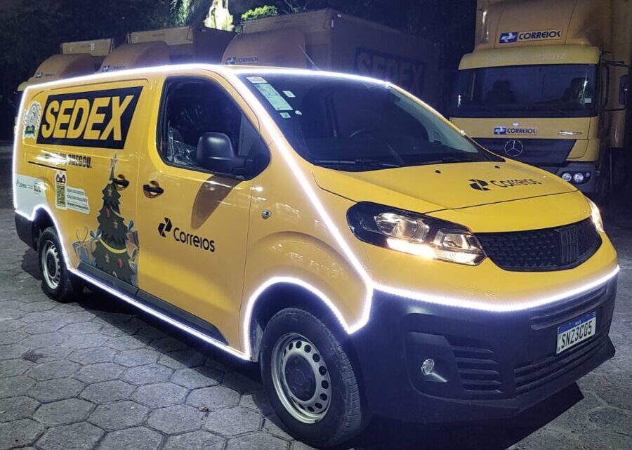 Papai Noel dos Correios – Carreata de Luz percorre Campo Grande nesta segunda-feira