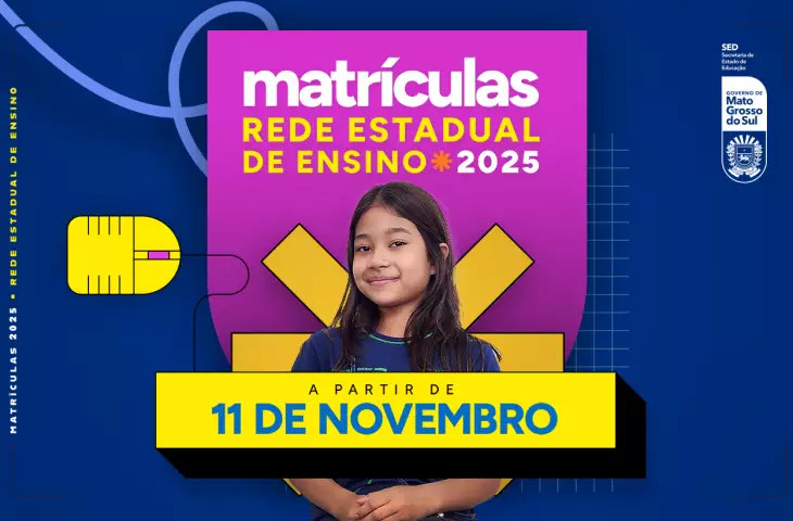 Período de pré-matrículas das escolas estaduais de MS começa hoje (11)